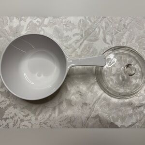 Corning ware blue flower pot